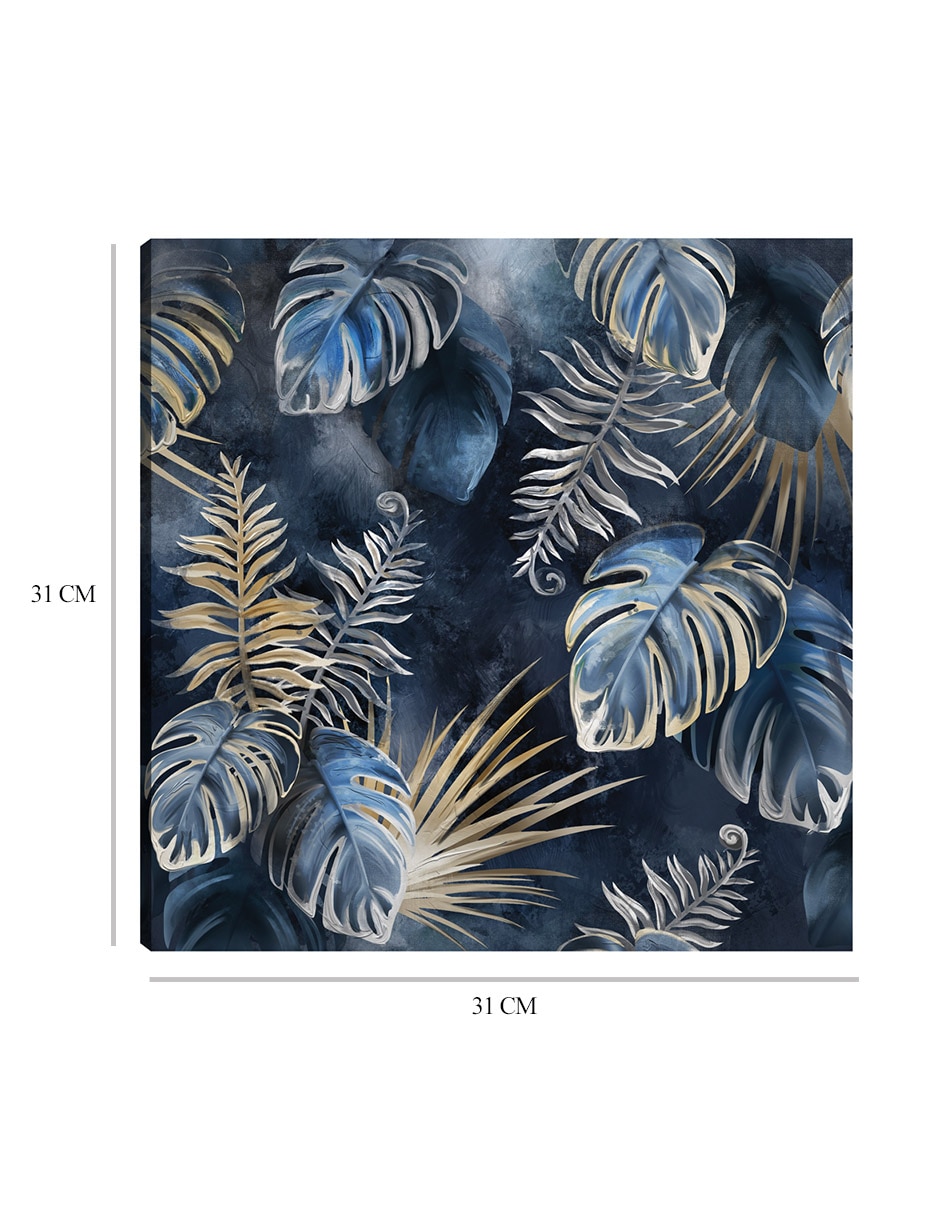 Cuadro decorativo Palmas de medianoche técnica mixta Floración 3