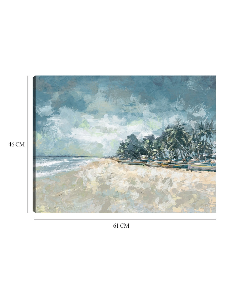 Cuadro decorativo Paraíso técnica mixta Playas 2