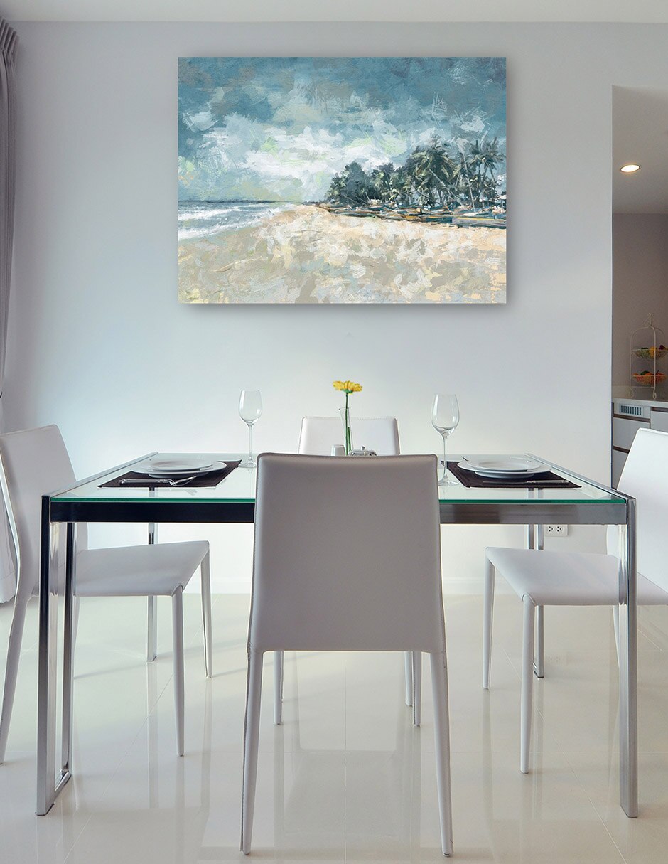 Cuadro decorativo Paraíso técnica mixta Playas 6
