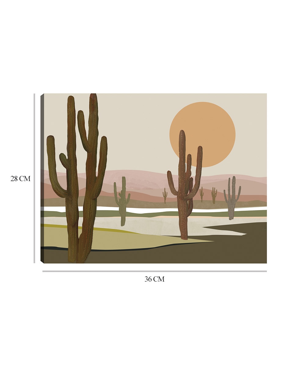Cuadro decorativo Paisaje lunar del desierto II técnica mixta Desiertos 2