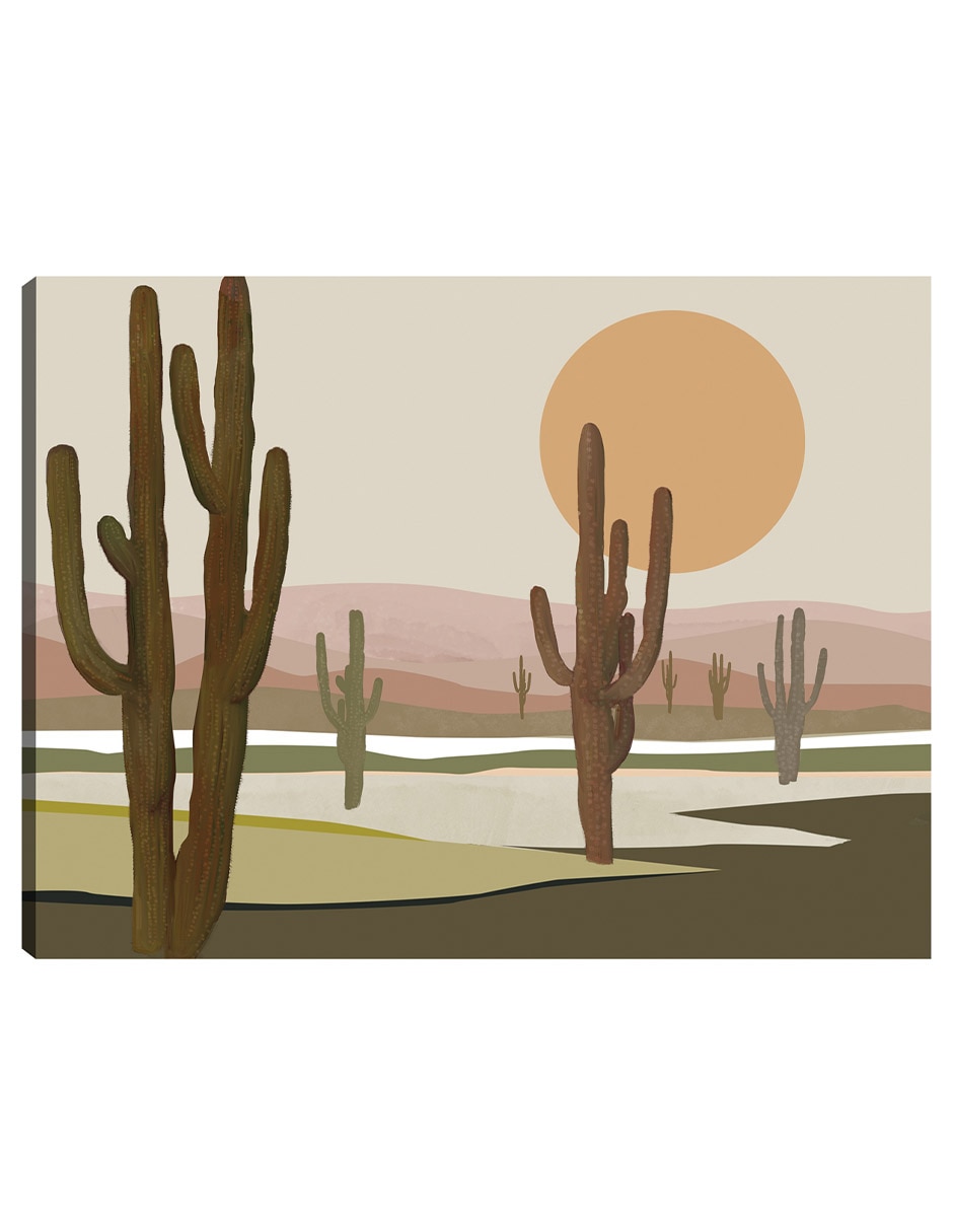 Cuadro decorativo Paisaje lunar del desierto II técnica mixta Desiertos