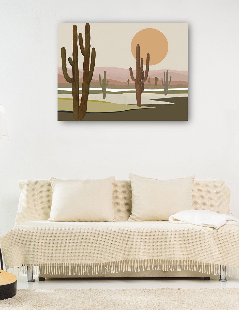 Cuadro decorativo Paisaje lunar del desierto II técnica mixta Desiertos 6