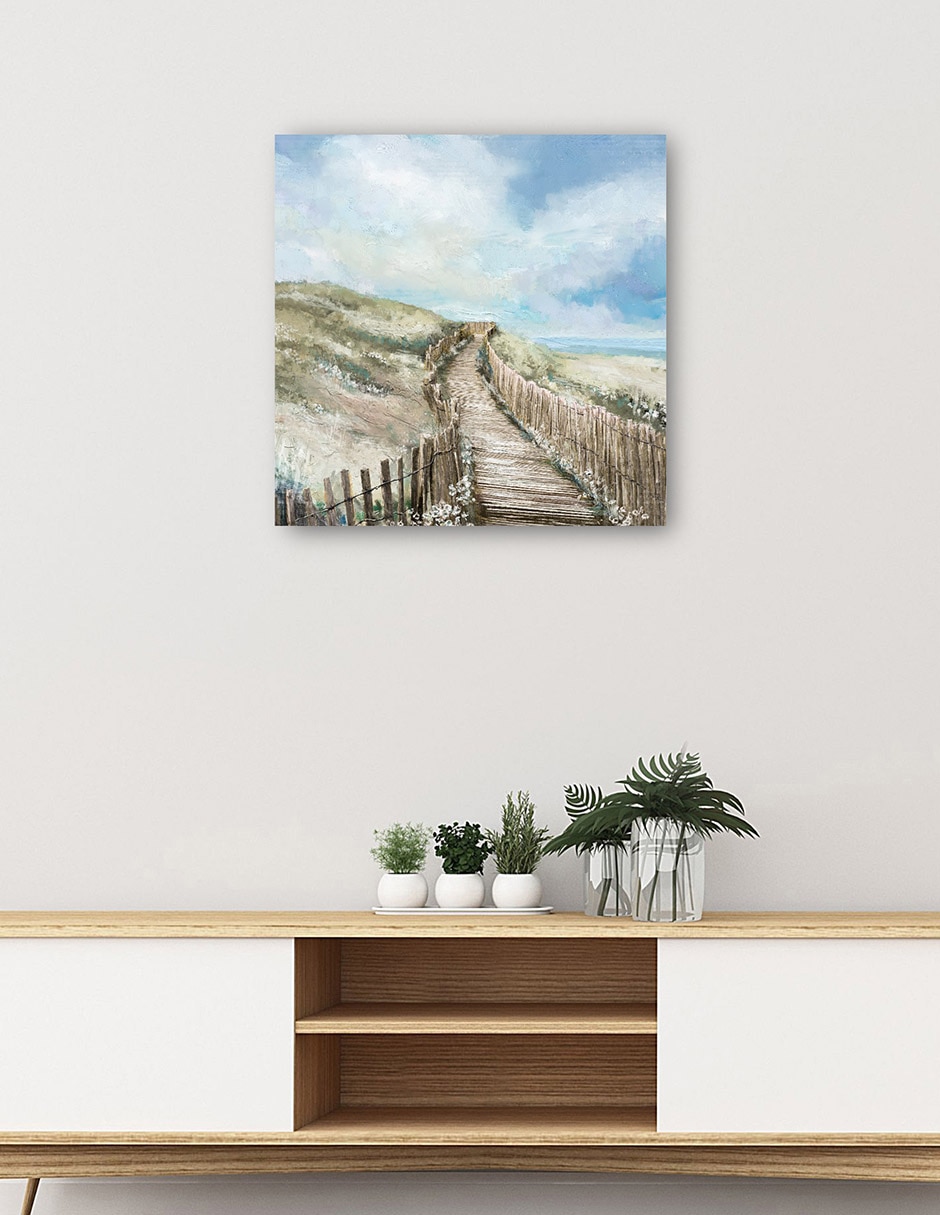Cuadro decorativo Paseo marítimo 2 técnica mixta Caminos 5
