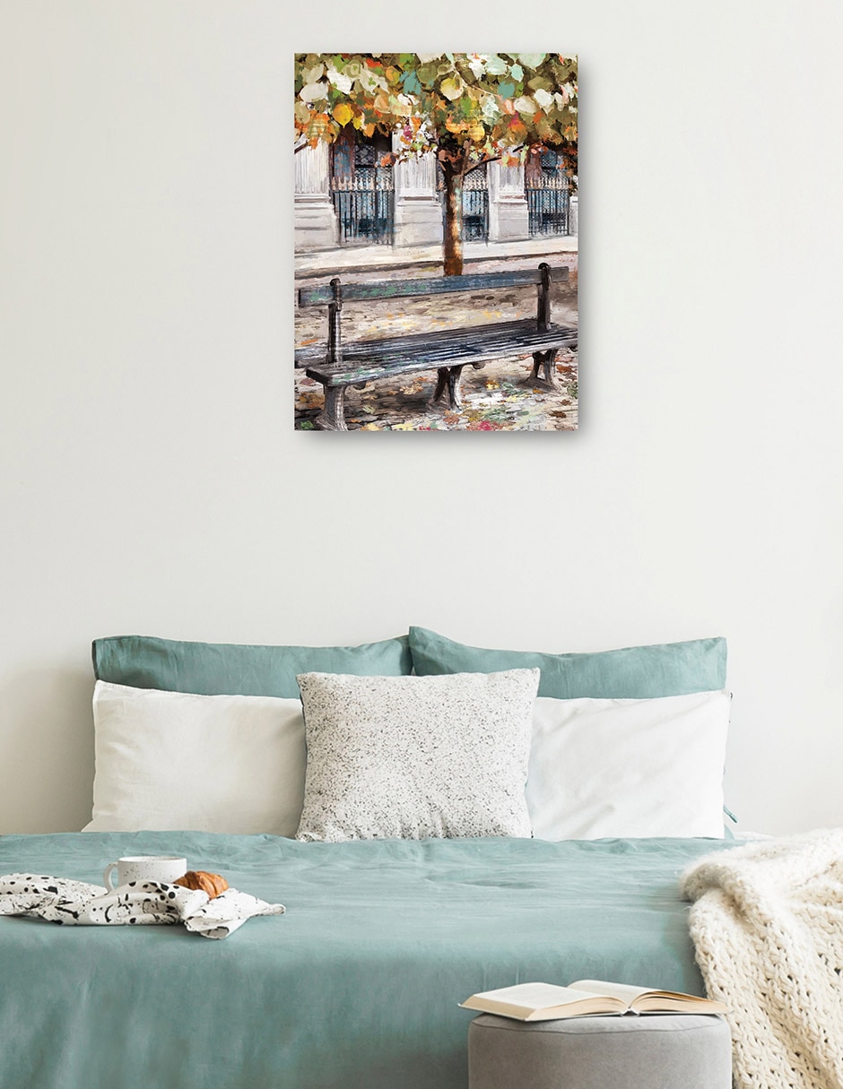 Cuadro decorativo Pausa parisina técnica mixta Lugares 3