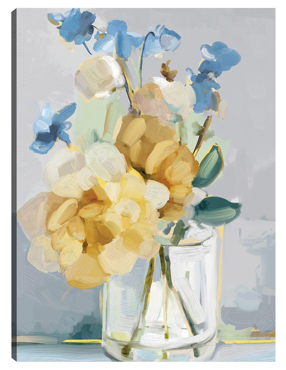 Cuadro decorativo Pequeñas flores II técnica mixta Floreros Cuadro decorativo Pequeñas flores II técnica mixta Floreros