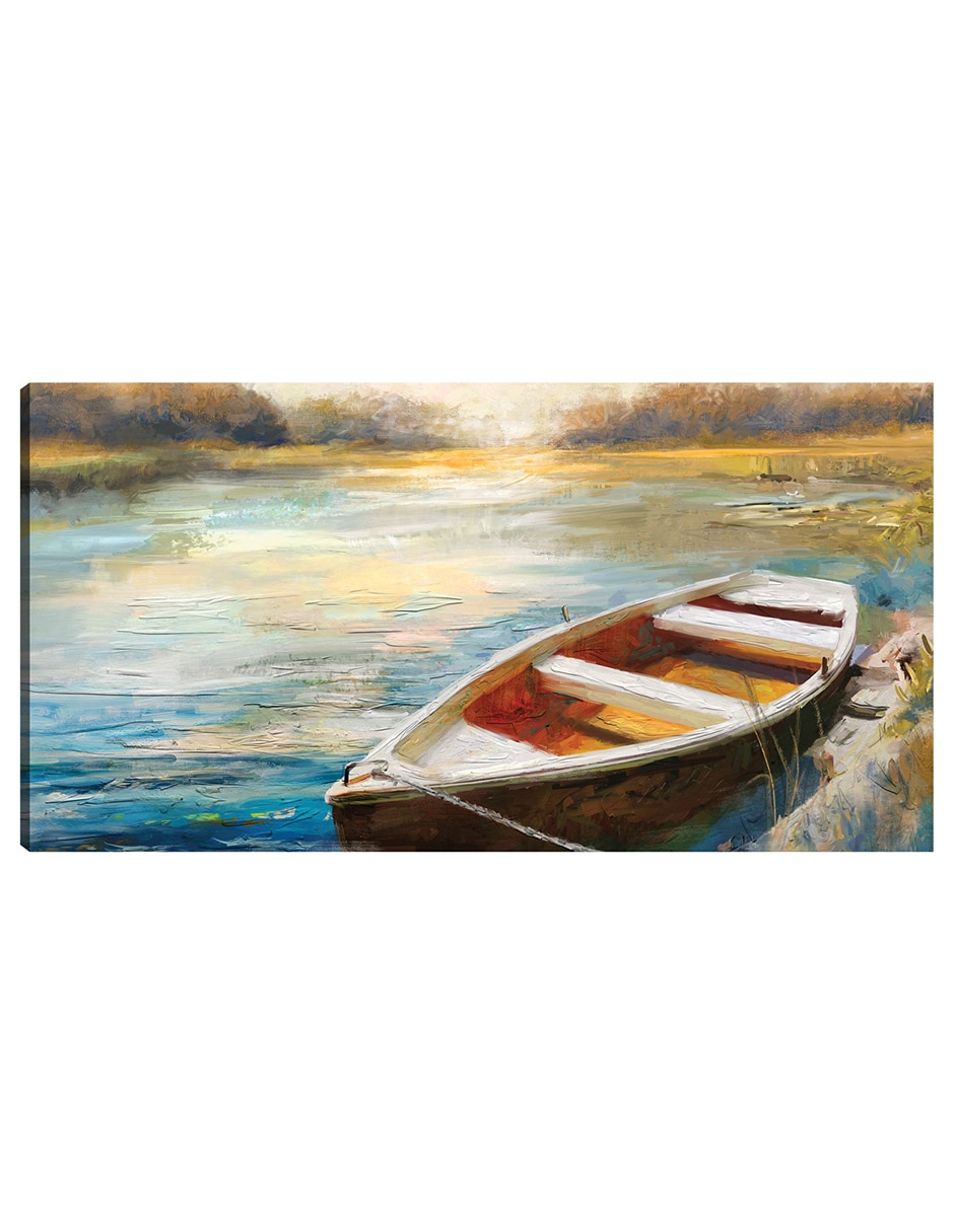 Cuadro decorativo Pausa del lago técnica mixta Lagos Cuadro decorativo Pausa del lago técnica mixta Lagos