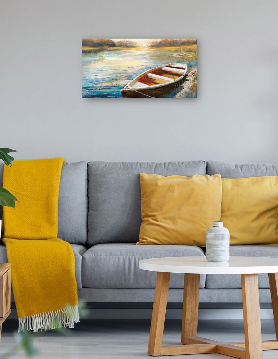 Cuadro decorativo Pausa del lago técnica mixta Lagos 5