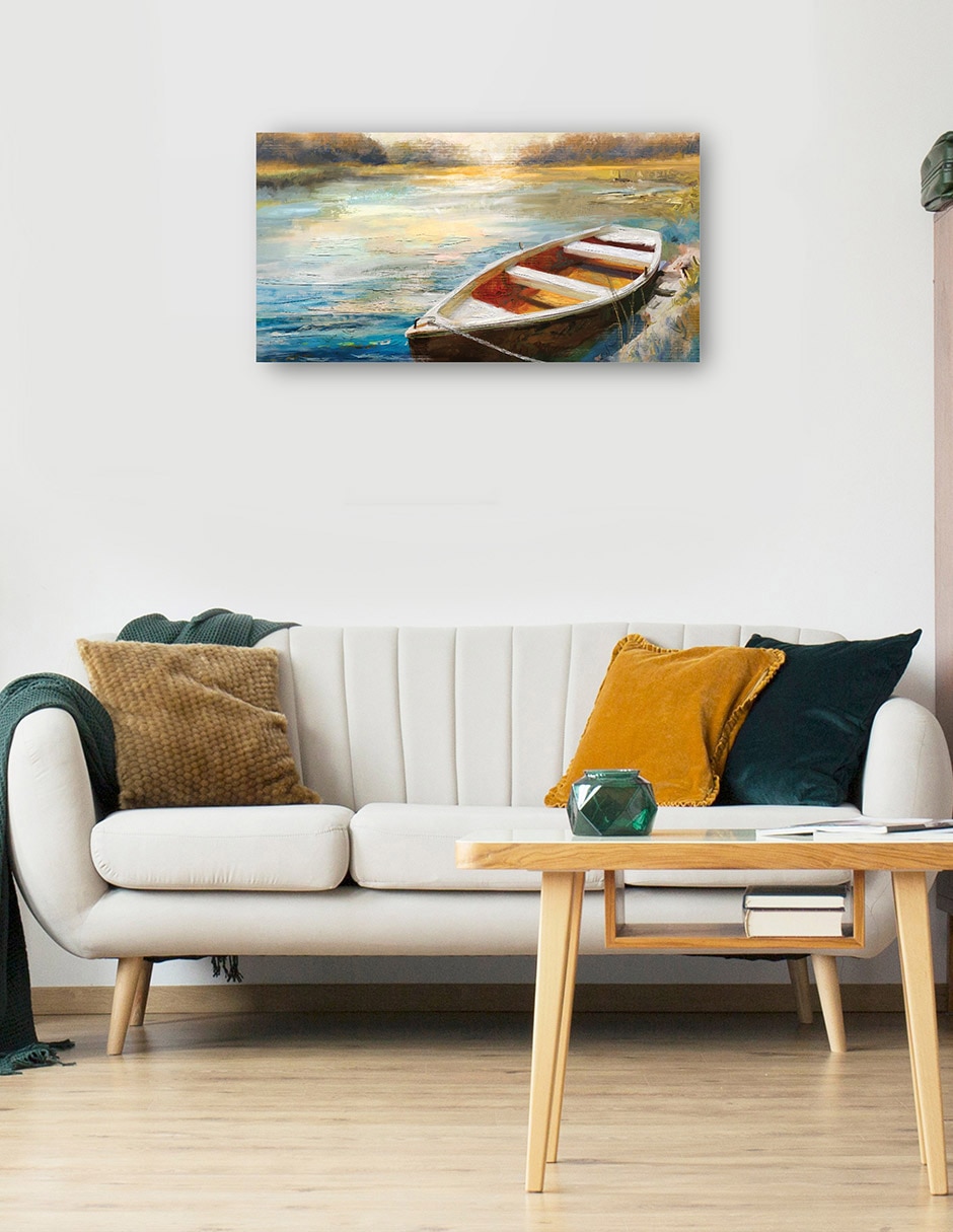 Cuadro decorativo Pausa del lago técnica mixta Lagos 6