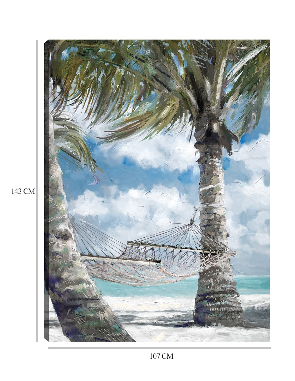 Cuadro decorativo Pausa de palmito técnica mixta Playas 2