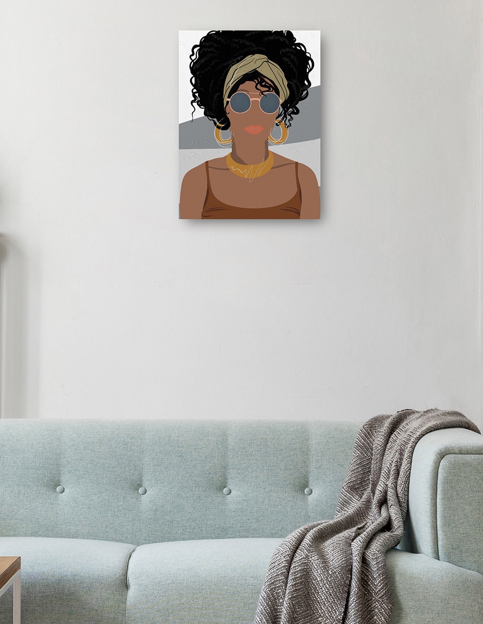 Cuadro decorativo Paz técnica mixta Gente 2