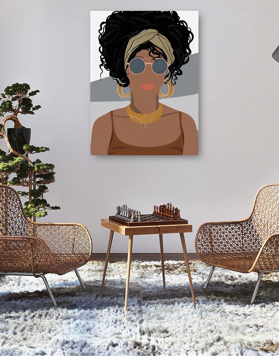 Cuadro decorativo Paz técnica mixta Gente 5