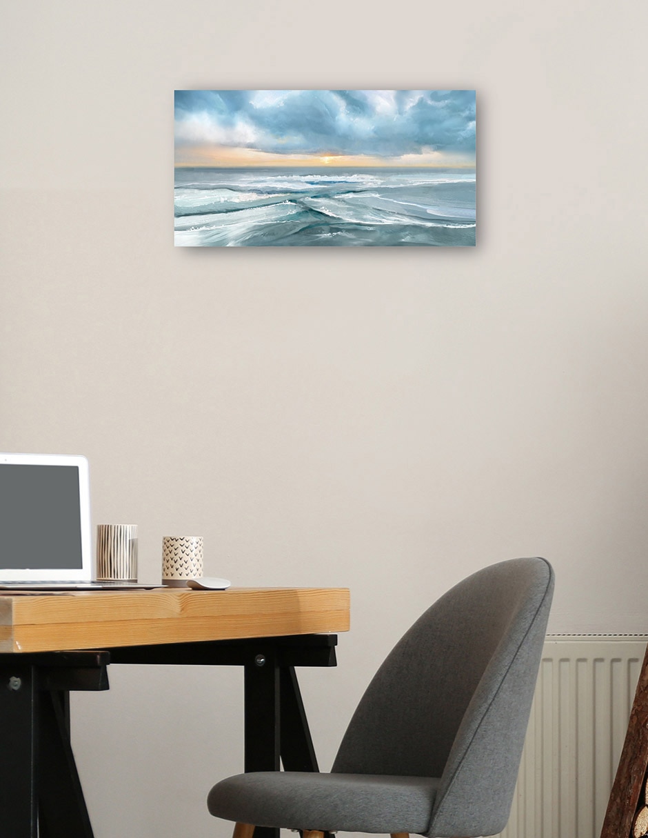 Cuadro decorativo Pausa perfecta técnica mixta Playas 2