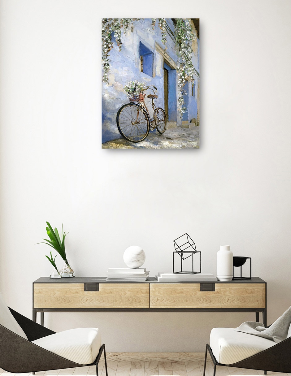 Cuadro decorativo Pausa de la tarde técnica mixta Lugares 3