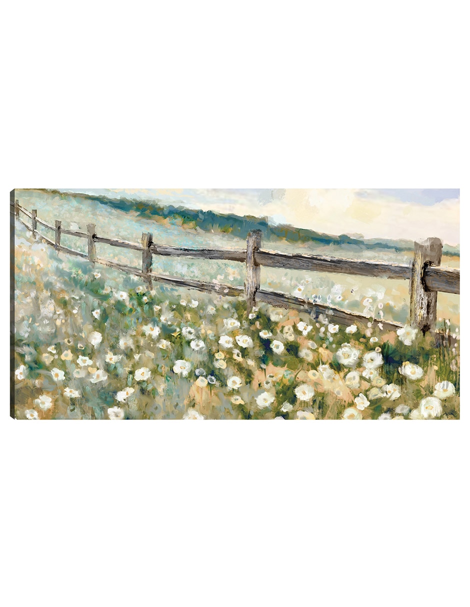 Cuadro decorativo Paseo por el campo técnica mixta Campos Cuadro decorativo Paseo por el campo técnica mixta Campos