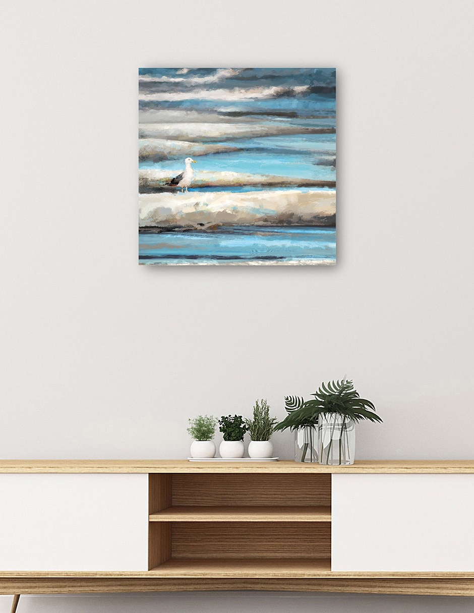 Cuadro decorativo Pausa pacífica técnica mixta Playas 5
