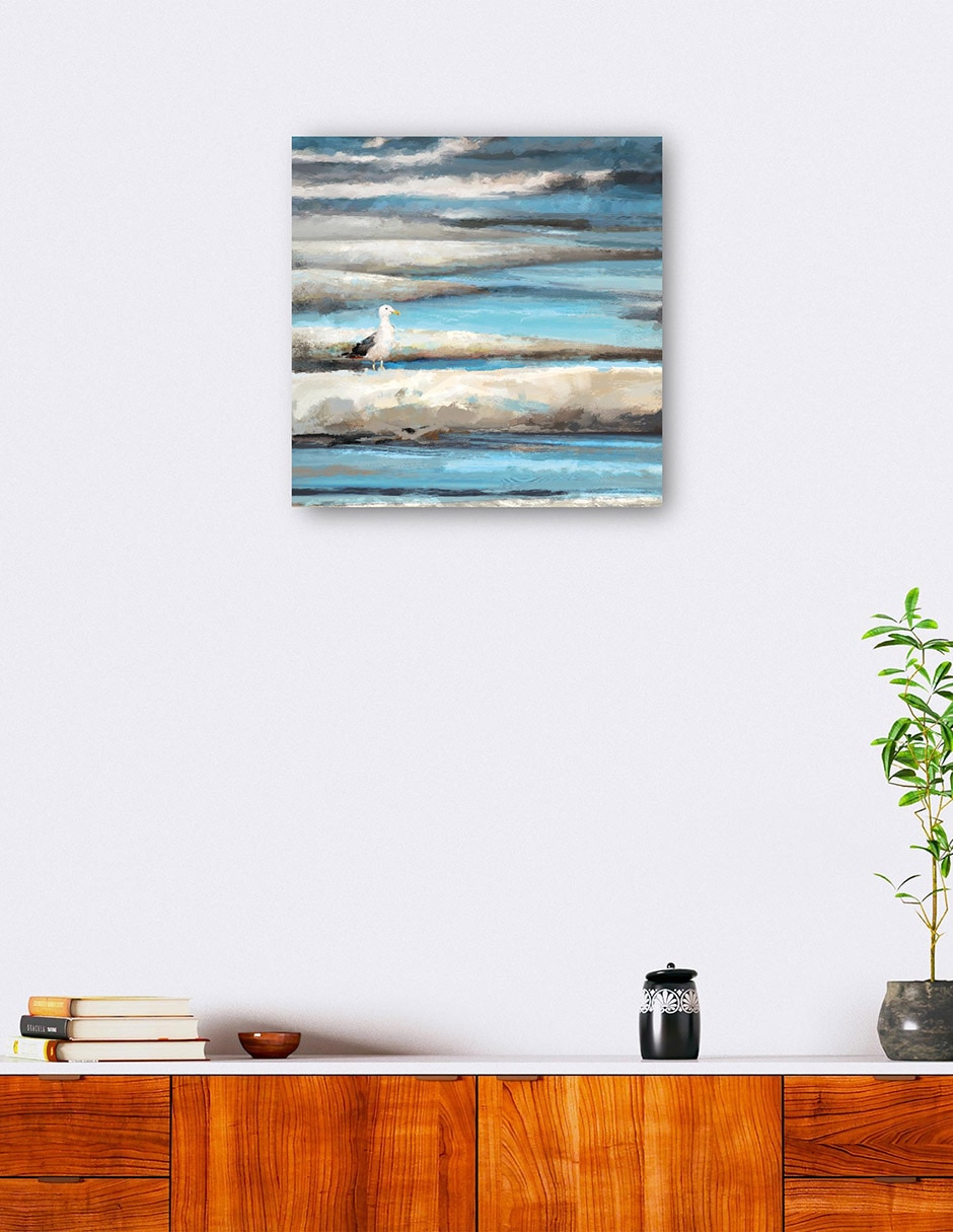Cuadro decorativo Pausa pacífica técnica mixta Playas 6