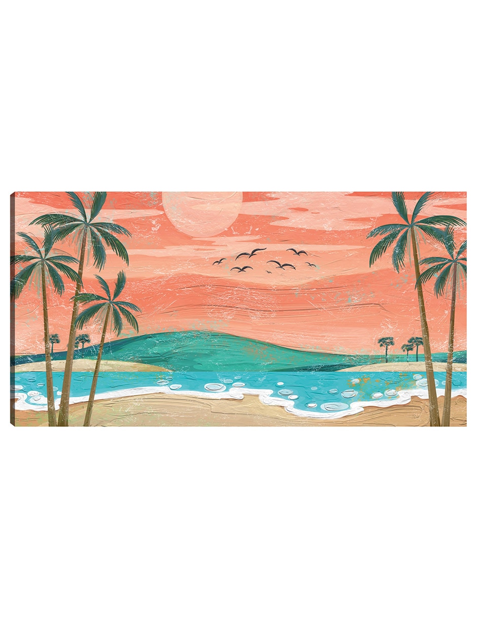 Cuadro decorativo Pedazo de paraíso II técnica mixta Playas