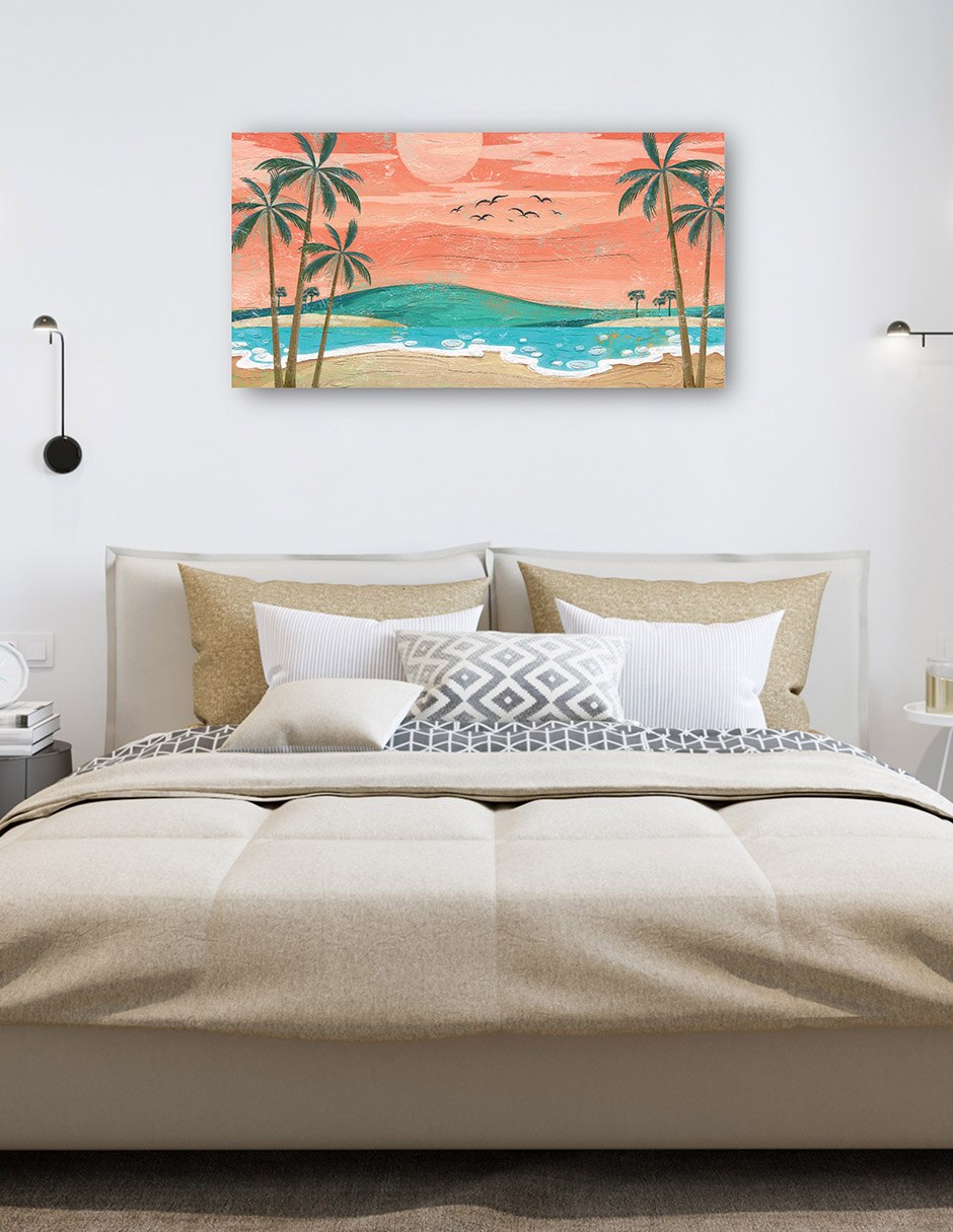 Cuadro decorativo Pedazo de paraíso II técnica mixta Playas 6