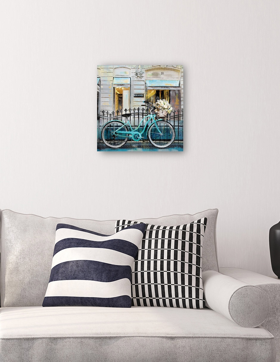 Cuadro decorativo Paseo en pasarela técnica mixta Lugares 4
