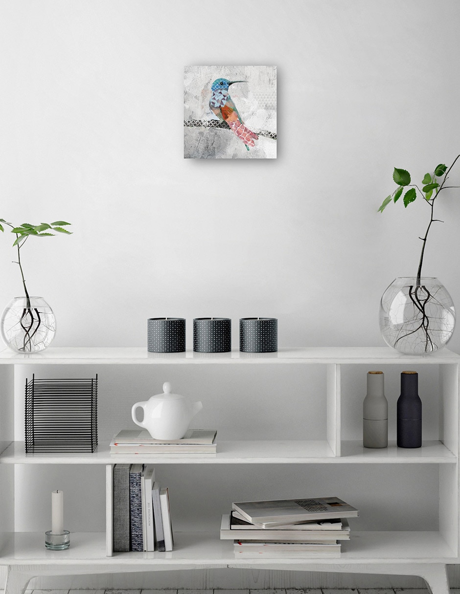 Cuadro decorativo Patrones de vuelo II técnica mixta Aves Silvestres 2