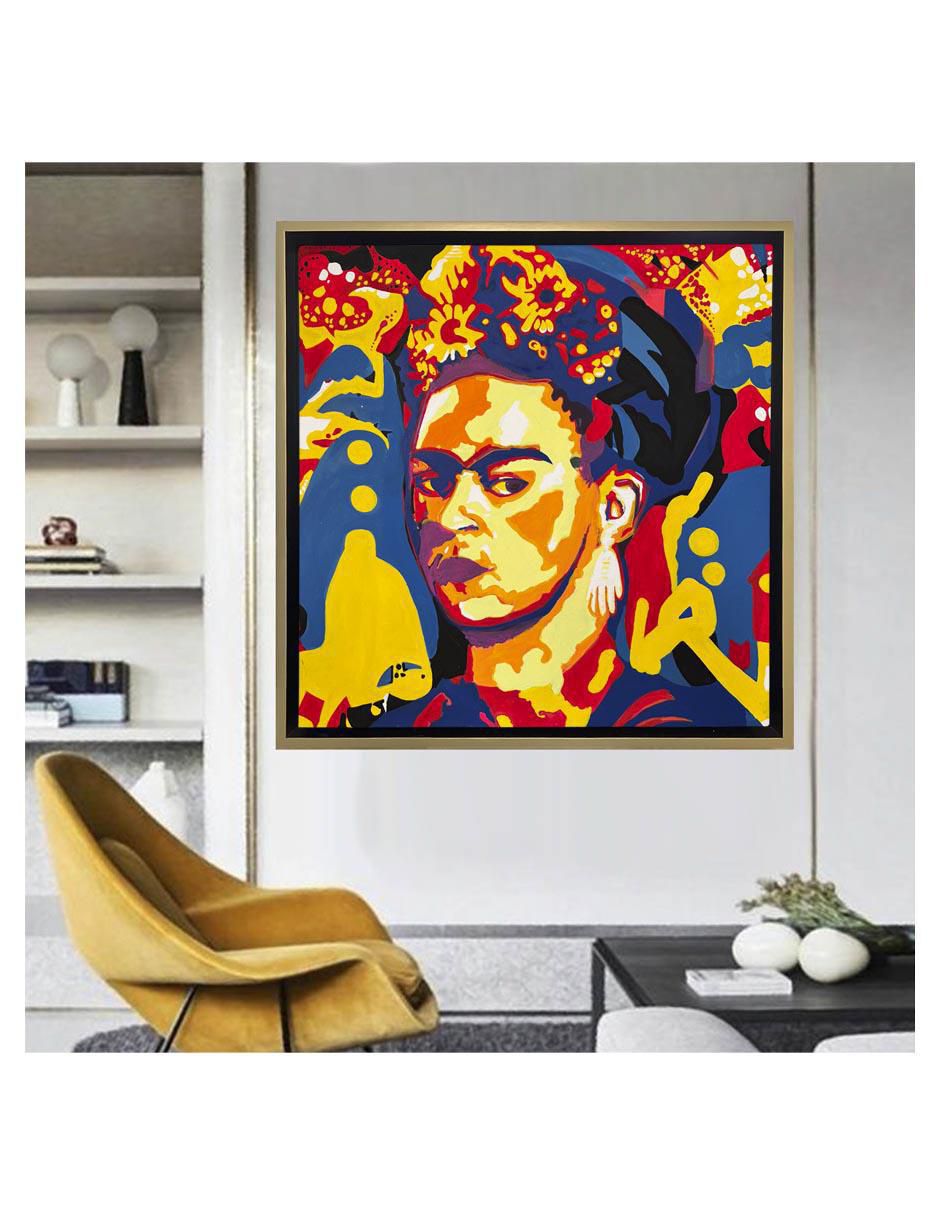 Pintura Frida Frida técnica acrílico Pop Art 2