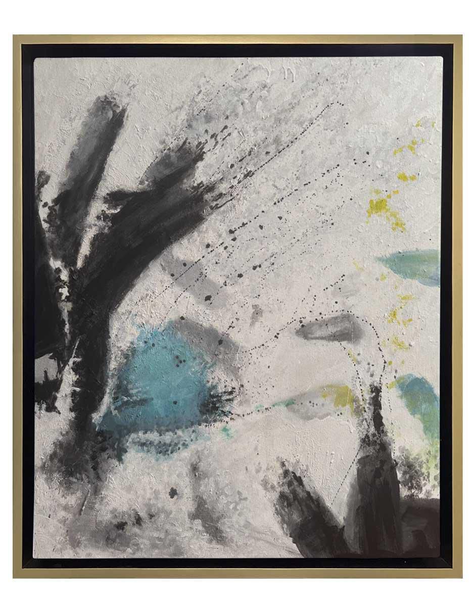 Pintura Roxe técnica acrílico