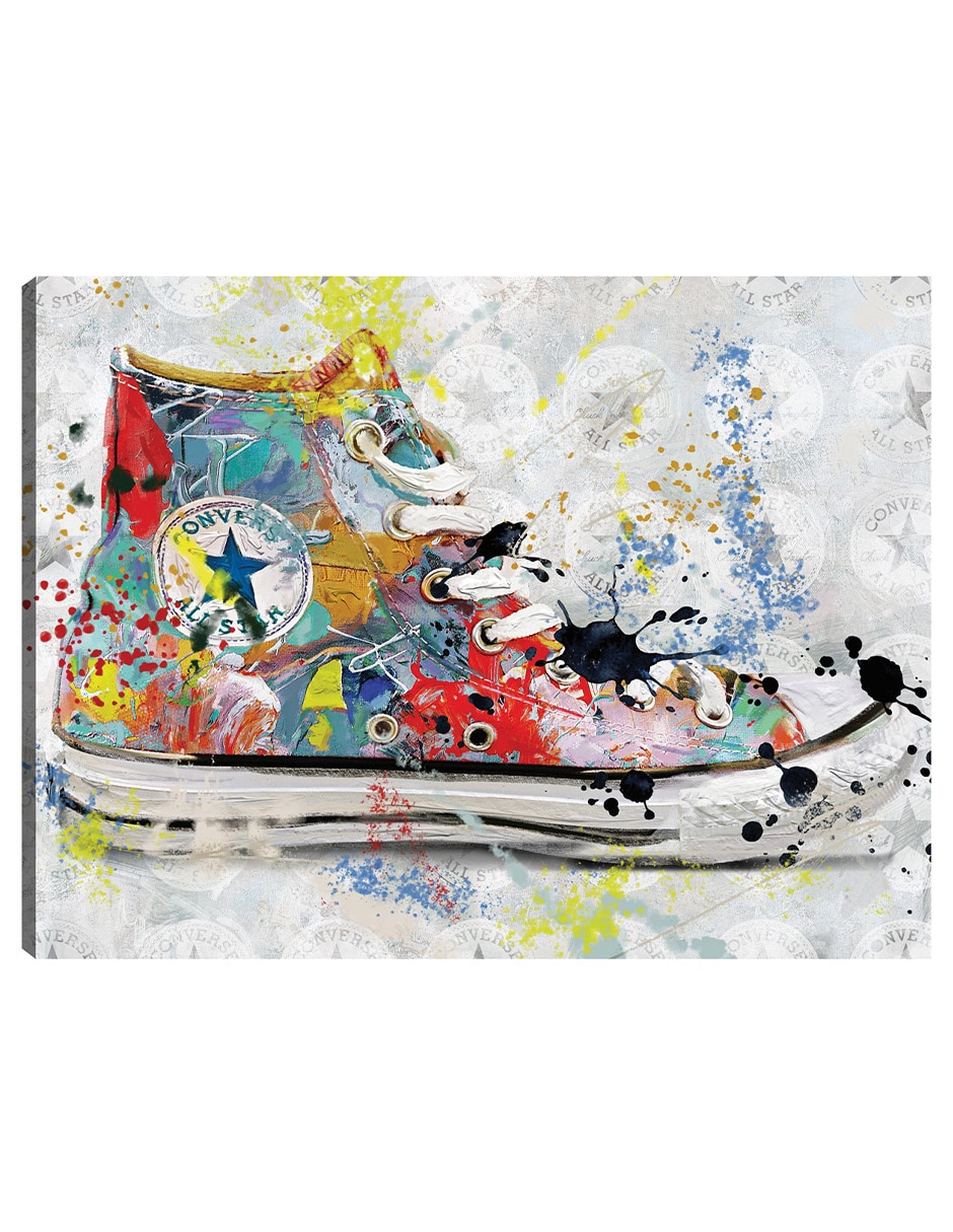 Cuadro decorativo Pies de calle I técnica mixta Moda