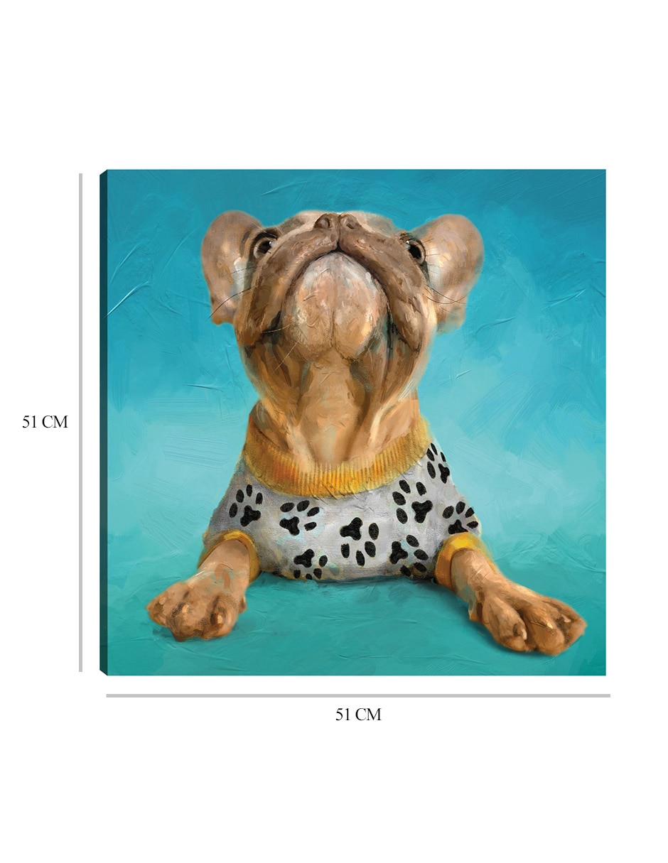 Cuadro decorativo PJ Cachorros III técnica mixta Animales Domésticos 2