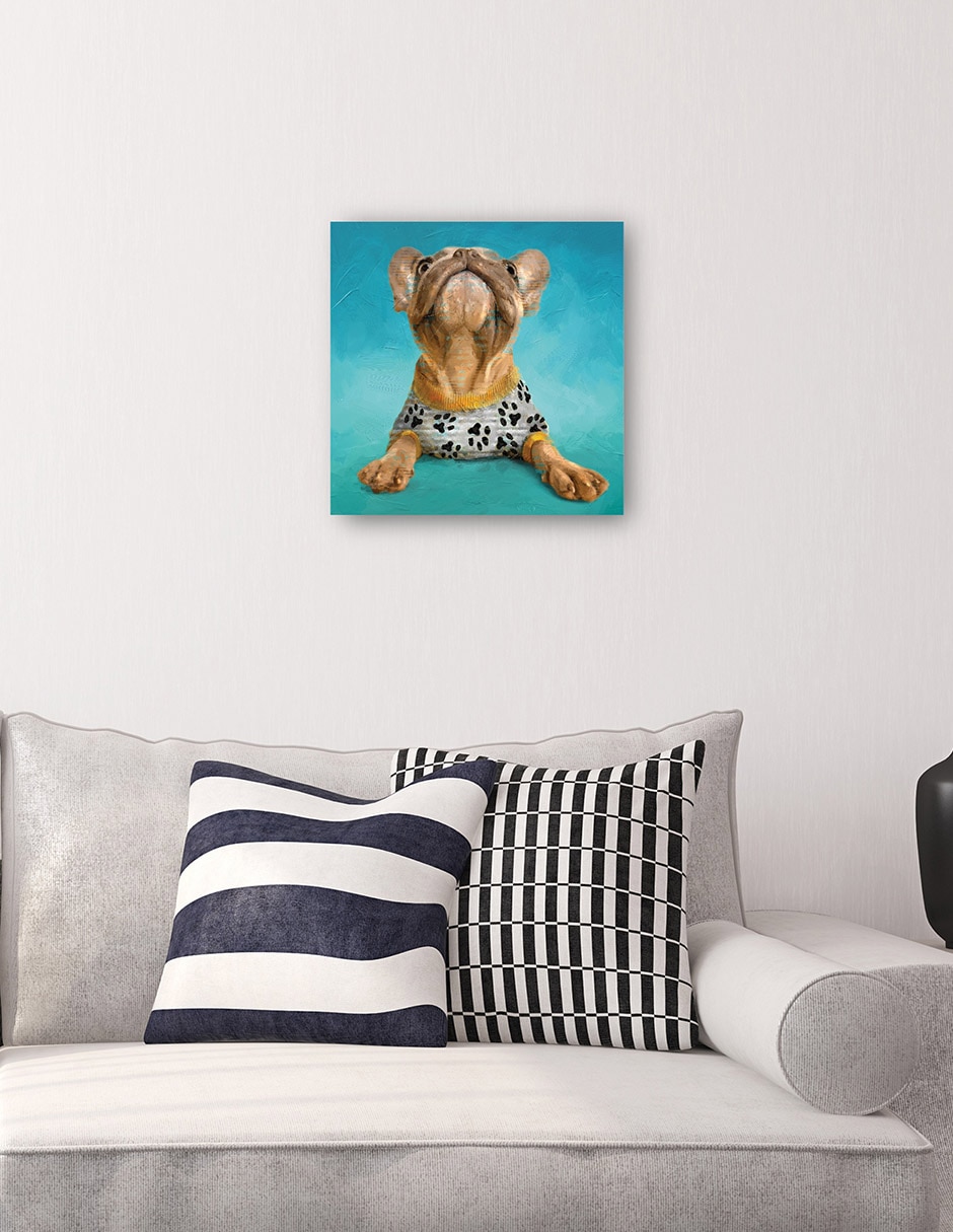 Cuadro decorativo PJ Cachorros III técnica mixta Animales Domésticos 5
