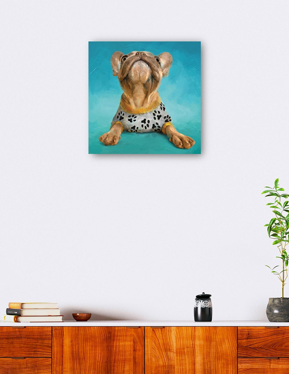 Cuadro decorativo PJ Cachorros III técnica mixta Animales Domésticos 7