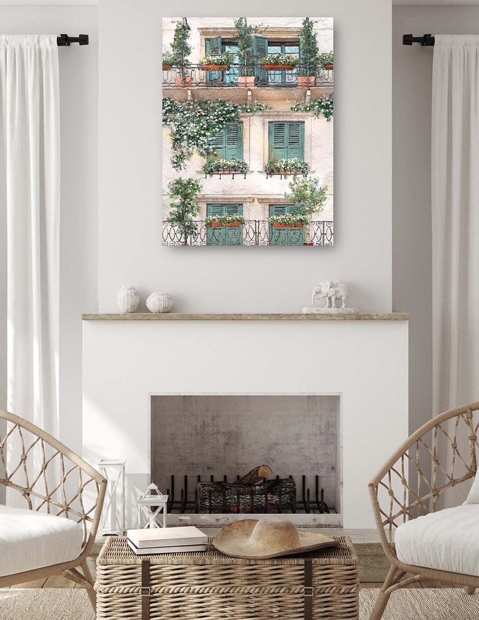 Cuadro decorativo Persianas I técnica mixta Arquitectura 4