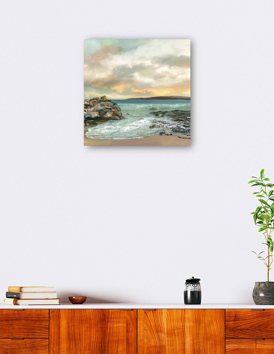 Cuadro decorativo Plaza Secret Cove técnica mixta Playas 6