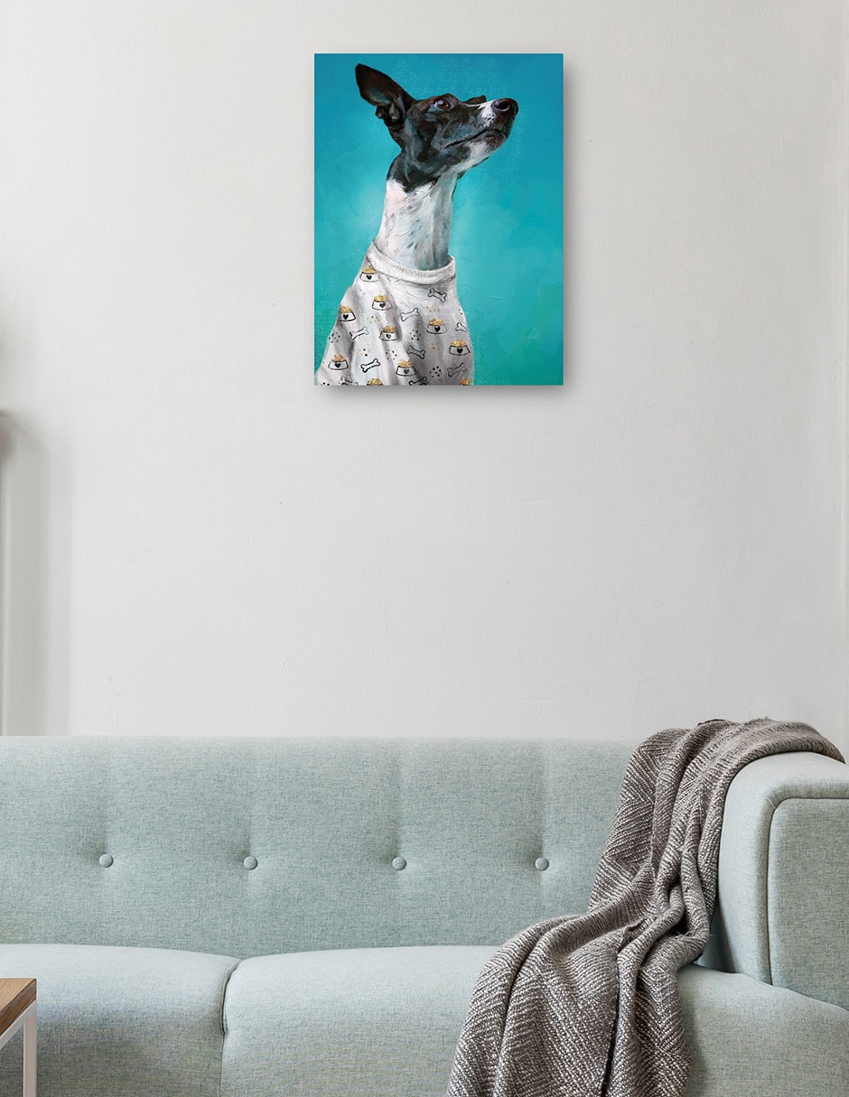 Cuadro decorativo PJ cachorros I técnica mixta Animales Domésticos 2