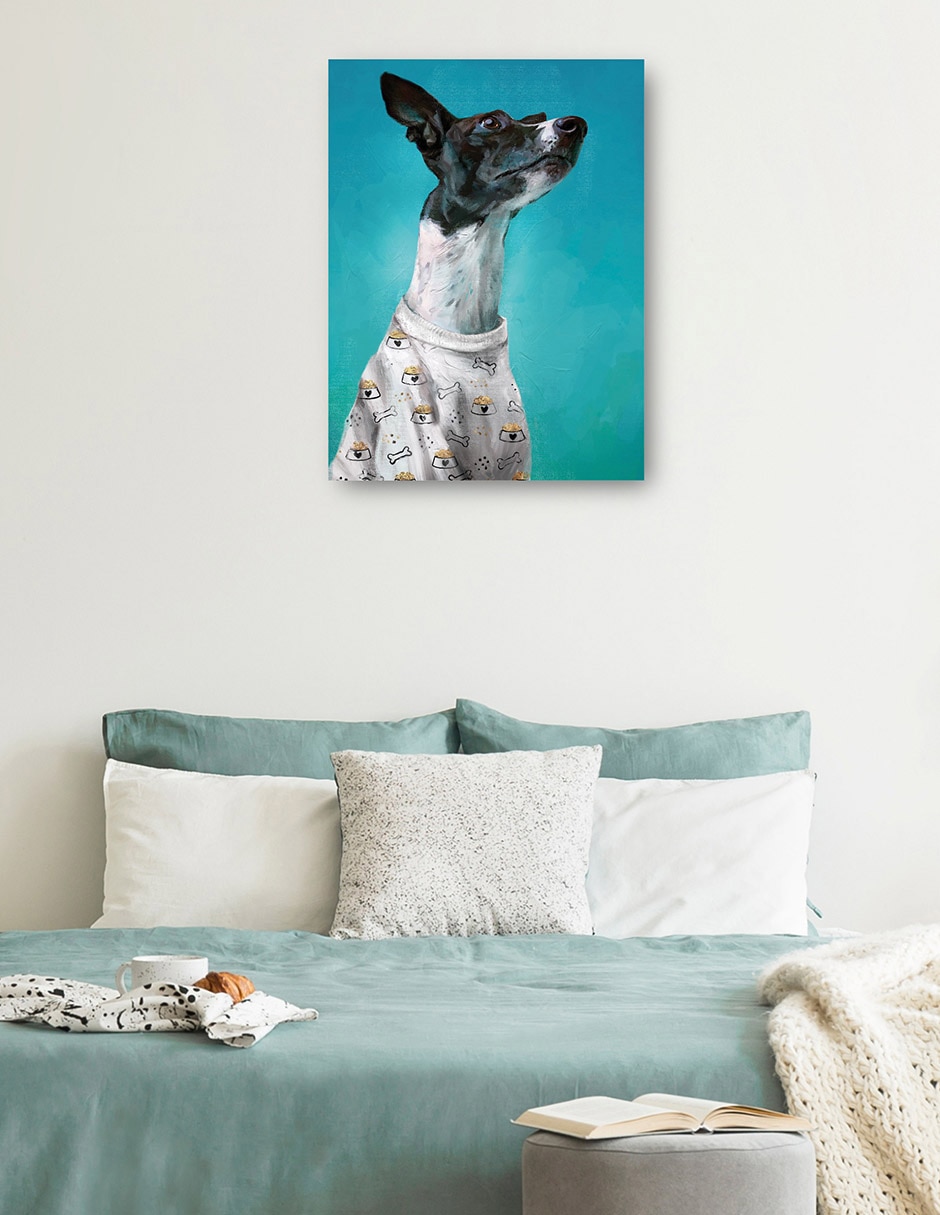 Cuadro decorativo PJ cachorros I técnica mixta Animales Domésticos 3