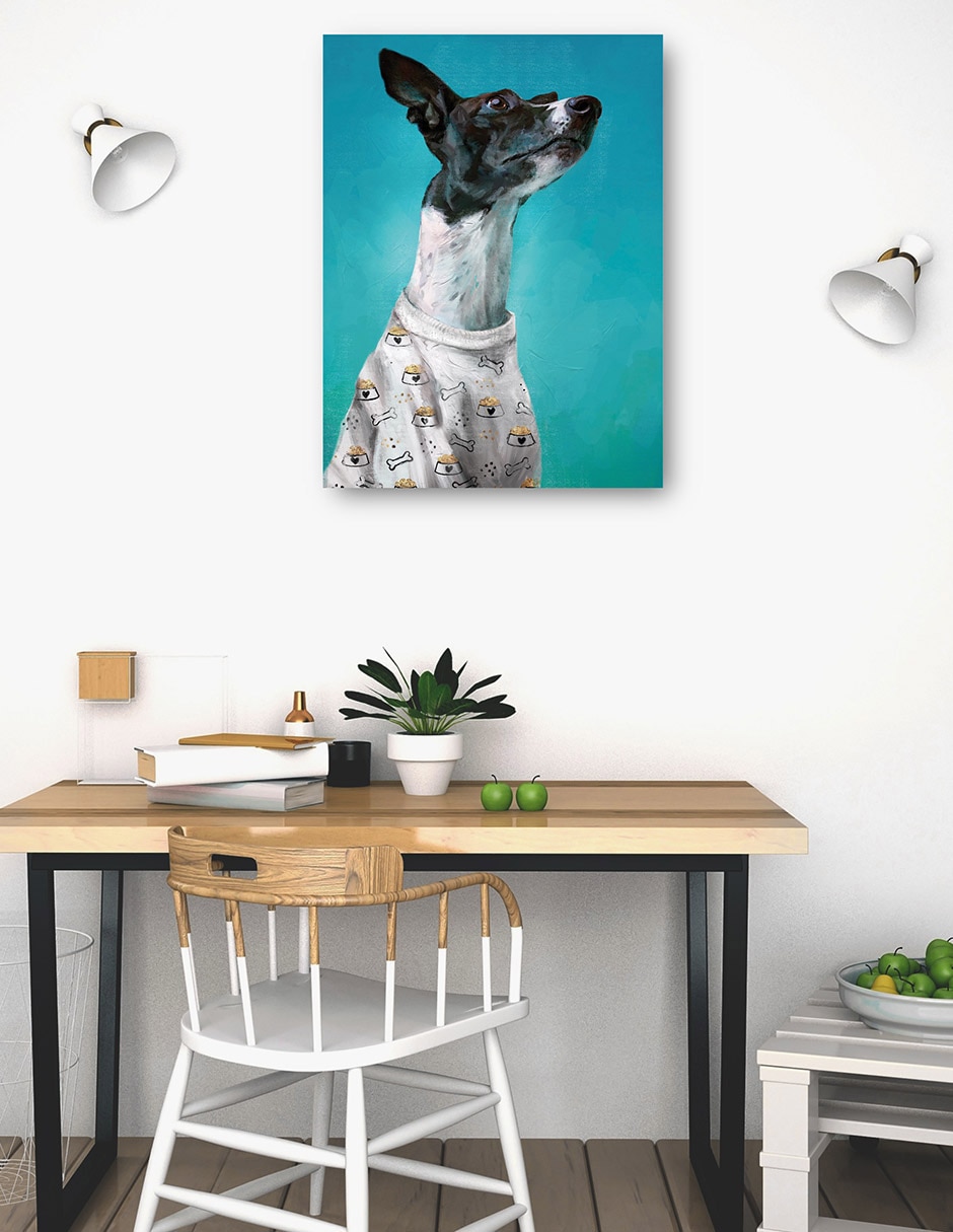 Cuadro decorativo PJ cachorros I técnica mixta Animales Domésticos 4