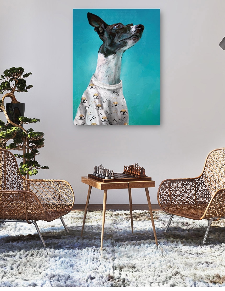 Cuadro decorativo PJ cachorros I técnica mixta Animales Domésticos 5