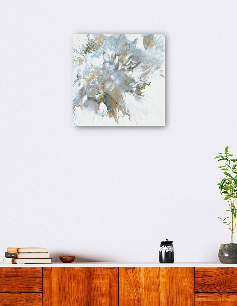 Cuadro decorativo Plaza Sympatico II técnica mixta Formas 6