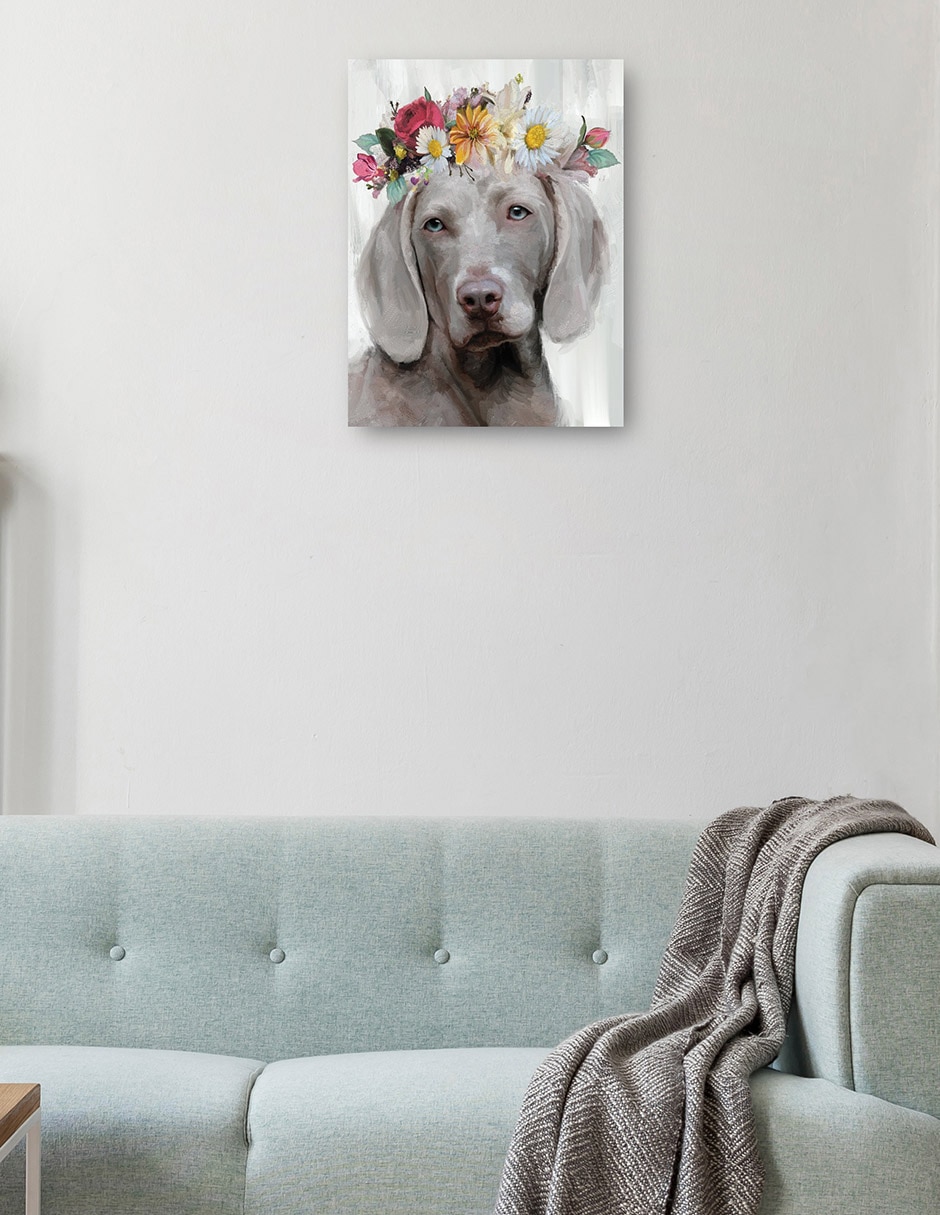 Cuadro decorativo Poder de la flor IV técnica mixta Animales Domésticos 3