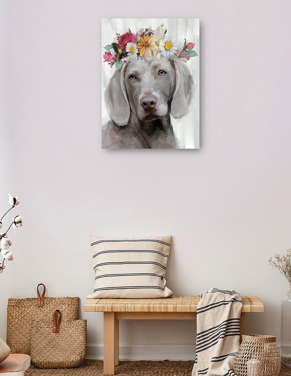 Cuadro decorativo Poder de la flor IV técnica mixta Animales Domésticos 4