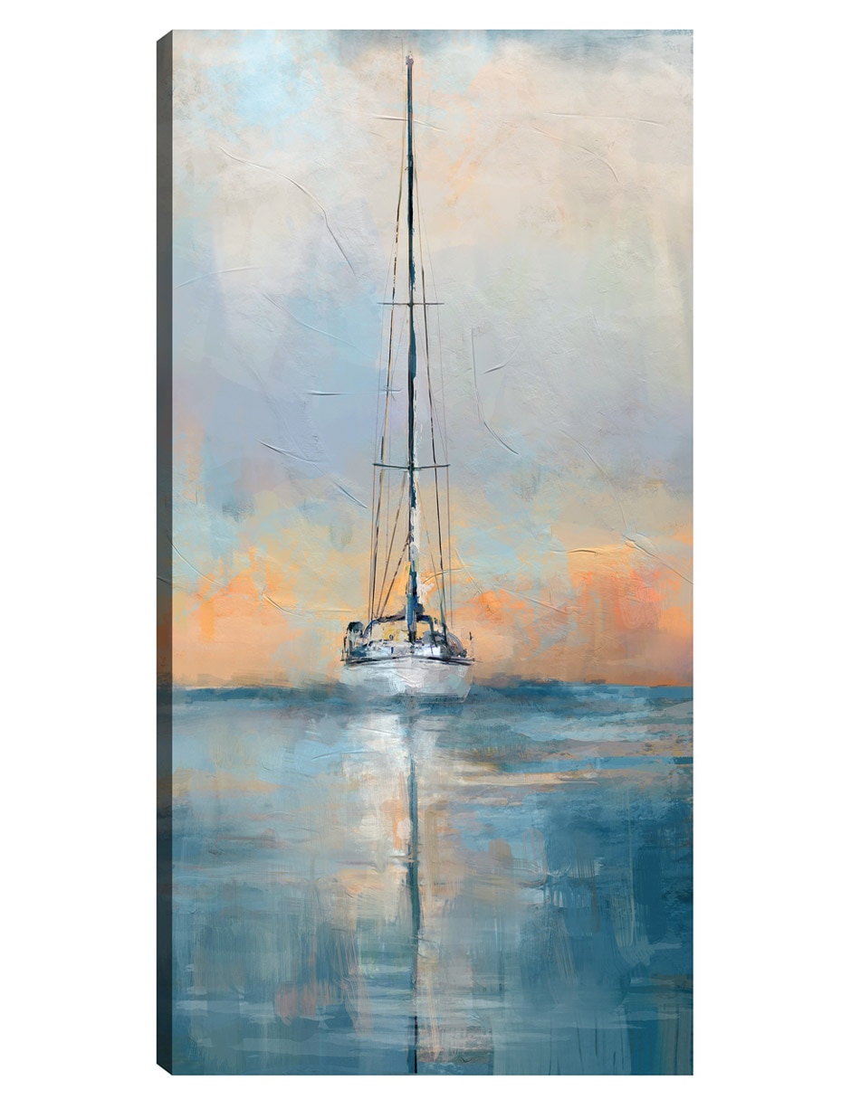Cuadro decorativo Reflejo crepuscular técnica mixta Crepúsculo