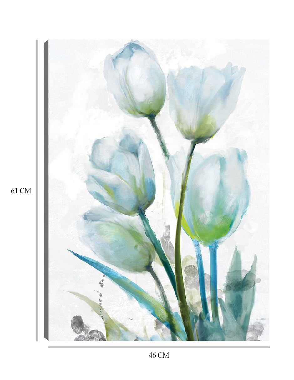 Cuadro decorativo Recolección de tulipanes I técnica mixta Floración 2