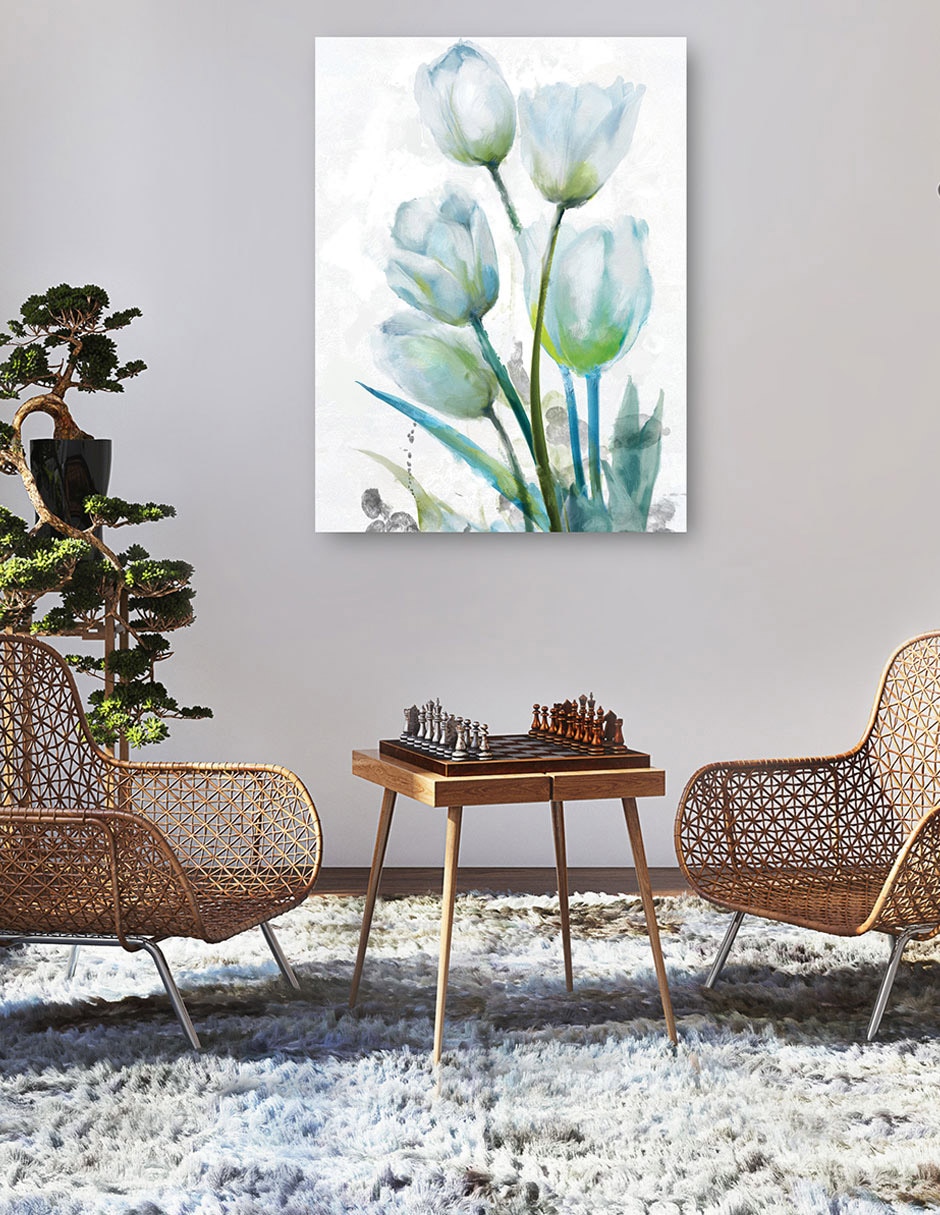 Cuadro decorativo Recolección de tulipanes I técnica mixta Floración 5
