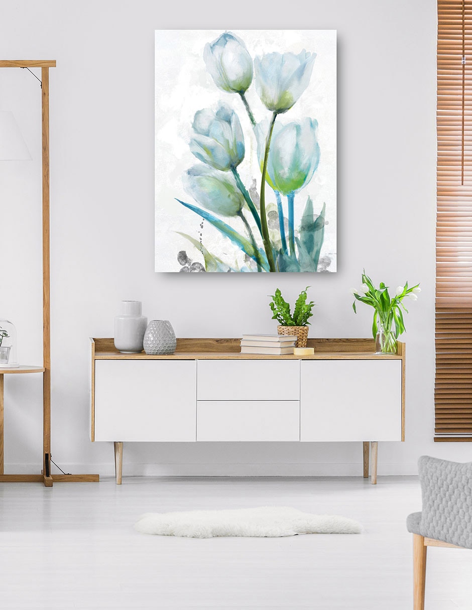 Cuadro decorativo Recolección de tulipanes I técnica mixta Floración 6