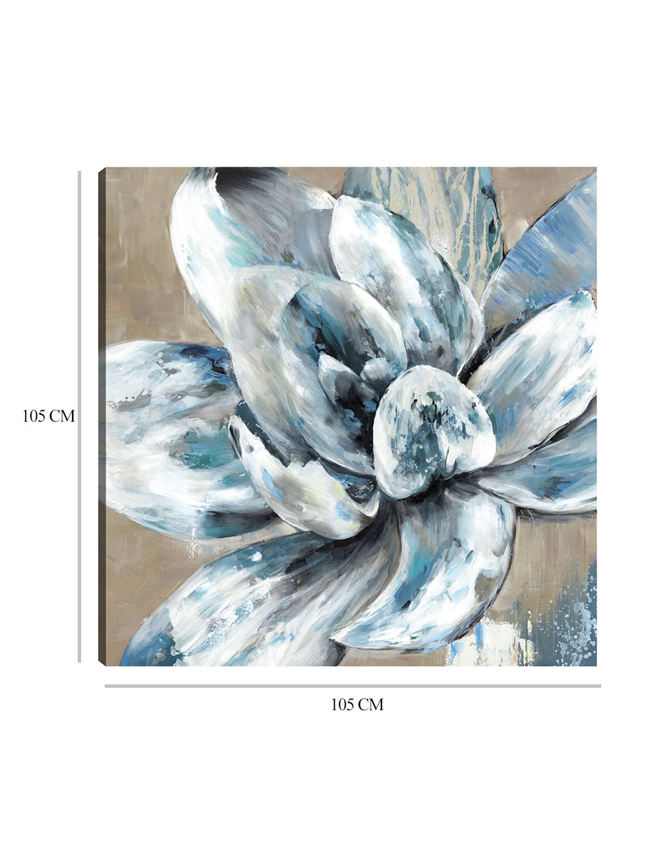 Cuadro decorativo Primavera de plata II técnica mixta Primavera 9