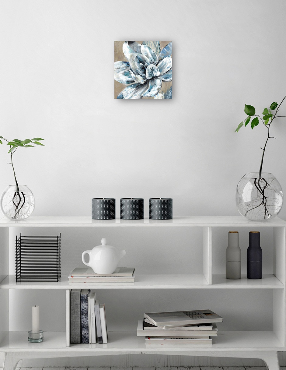 Cuadro decorativo Primavera de plata II técnica mixta Primavera 2