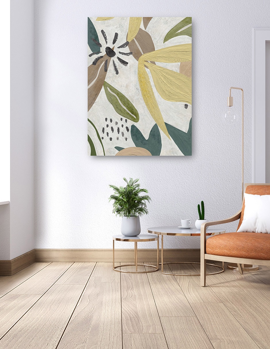 Cuadro decorativo Recuerdos de la isla I técnica mixta Floración 6