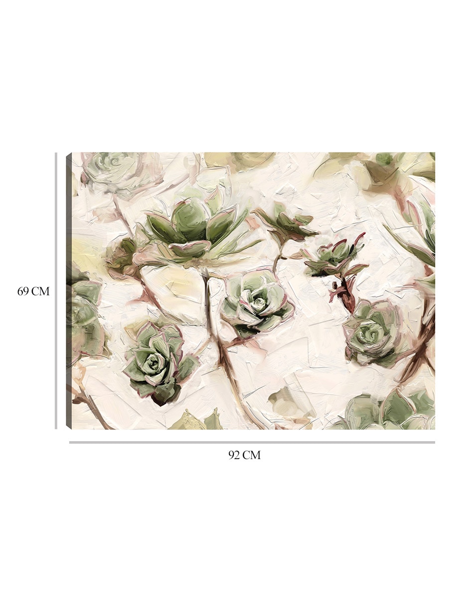 Cuadro decorativo Príncipe verde técnica mixta Primavera 9