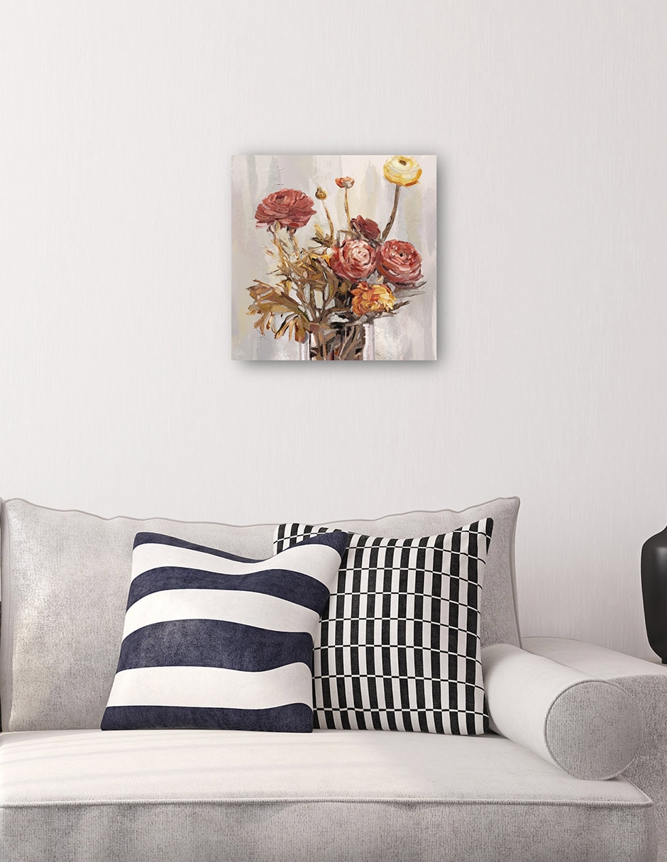 Cuadro decorativo Ramo de cosecha técnica mixta Floreros 4