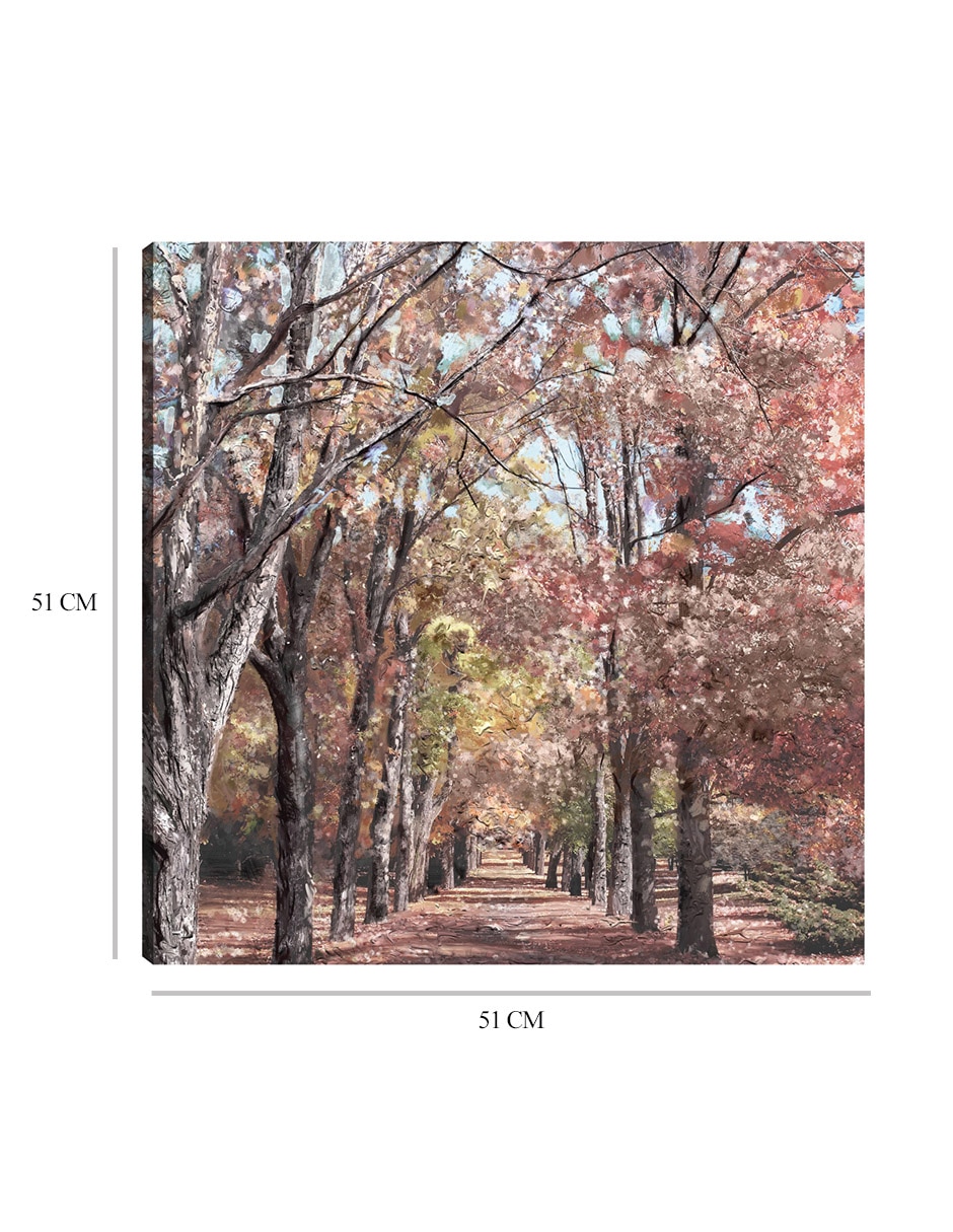 Cuadro decorativo Rango de otoño técnica mixta Inspiración 9