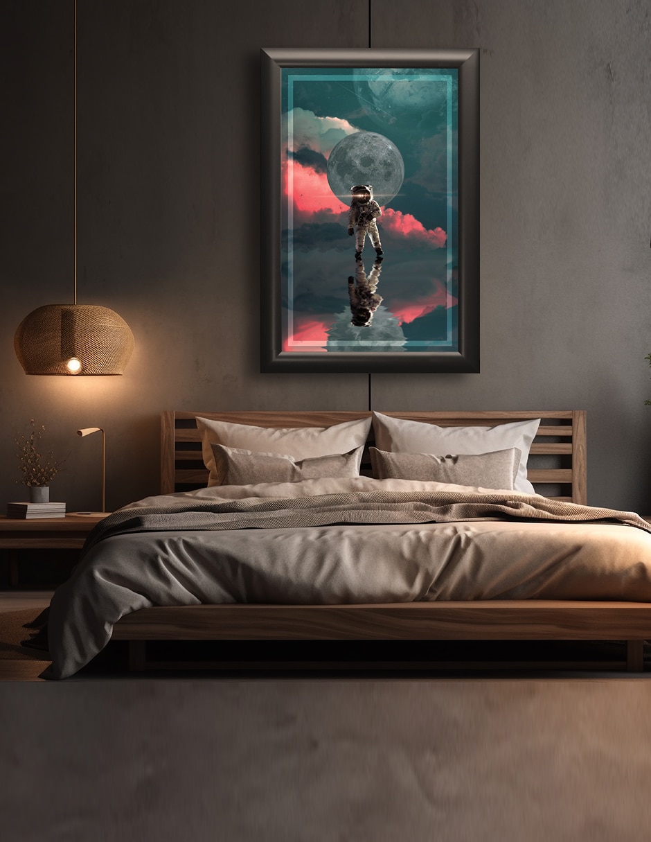 Cuadro decorativo astronauta 2